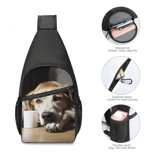 Mochila tipo Sling para senderismo y uso casual miniatura 5