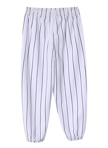 Yuji Itadori Toddler Boys Girls Baseball Pants Striped Sport Kids Loose Long Trousers Elastic Waist Pants2