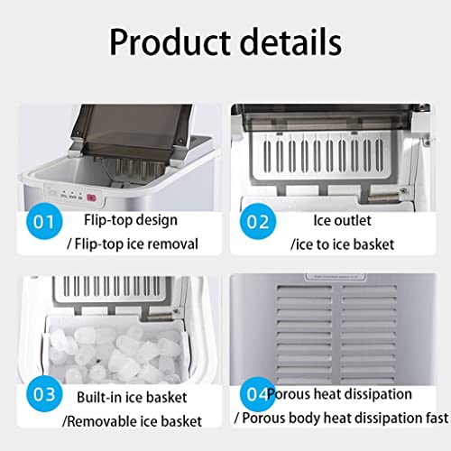 Máquina Compacta Portátil Para Hacer Cubos De Hielo miniatura 2