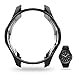 [2+1 Pack] for Samsung Galaxy Watch 46mm/ Gear S3 Case Cover with Screen Protector, Soft TPU Plated Protective Bumper Shell + Tempered Glass Screen Protector Film for Gear S3 Frontier/Classic