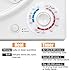 CTT 3.5 Cu. Ft. Clothes Dryer, 1500W Electric Dryers for Clothes, 110V Electric Clothes Dryer with Stainless Steel Drumble for 13.2 lbs. with 4 Automatic Drying Modes (White)