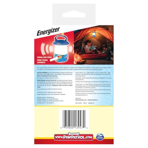 Energizer PAW Patrol Kids LED Lantern, Great Light for Kids, Batteries Included - image 9