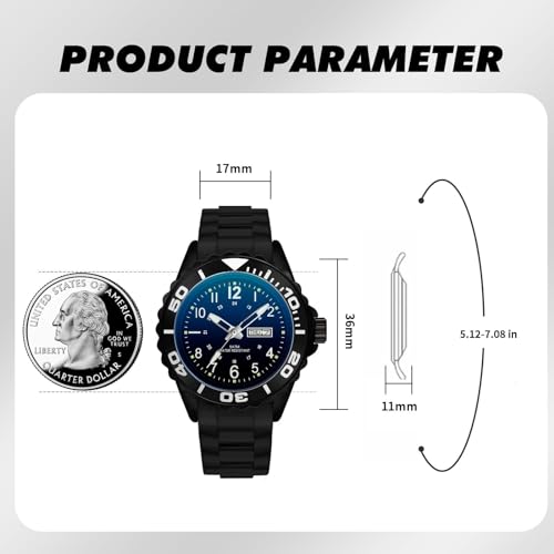 Womens Analogue Watches Waterproof Sport Watch Nurse Wrist Watch Outdoor Simple Casual Small Watch Luminous Ladies Wristwatch Silicone Watch Time with Second Hand Calendar