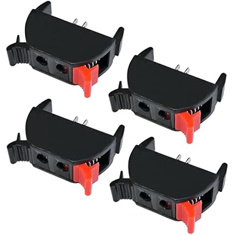 AERZETIX - C52683 - Juego de 4 Clip pinzas de empuje bloque de terminales/terminal de conexión para altavoces Cover
