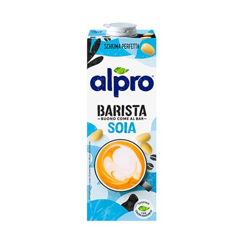 ALPRO Barista, Bevanda alla SOIA, 100% vegetale, ottima con il caffè, 1L