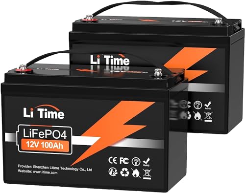 LiTime 12V100Ah �����_�S���`�E���C�I���o�b�e���[ ����100A��BMS 4000~15000�T�C�N���� 10�N������ BCI�O���[�v�T�C�Y31 LiFePO4 �o�b�e���[ RV�A�\�[���[�A�o�b�N�A�b�v�d���A�I�t�O���b�h �A�v���P�[�V�����A