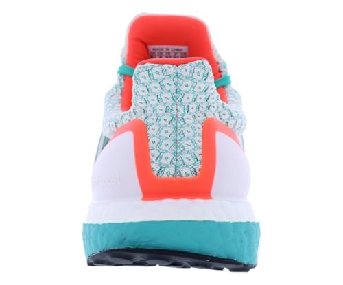 Image of adidas Ultraboost 5.0 DNA Mens Shoes Size 8, Color: Chalk White /Silver Metallic /Mint Rush