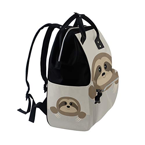 Amazon.com : Diaper Bag Backpack,Cute Sloth Multifunction ...
