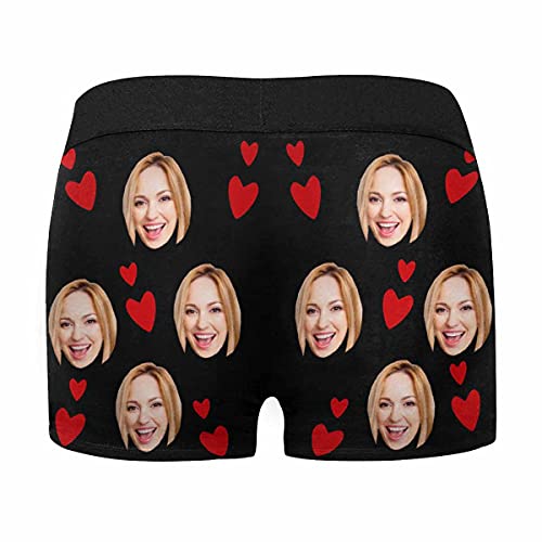 Custom Men's Boxer Briefs Printed with Funny Photo Face Unlimited Rides for Her4