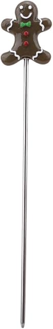 YSINFOD Cake Tester Probe Skewer Pin Detector Stirring Rod Stainless Steel Cake Skewer Metal Baking Pick Sticks Tool for Cake Muffin Baking Bread (Type 2)