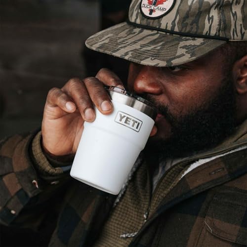 Image of YETI Rambler 16 oz Stackable Tumbler, Vacuum Insulated, Stainless Steel with MagSlider Lid, Moon Dust
