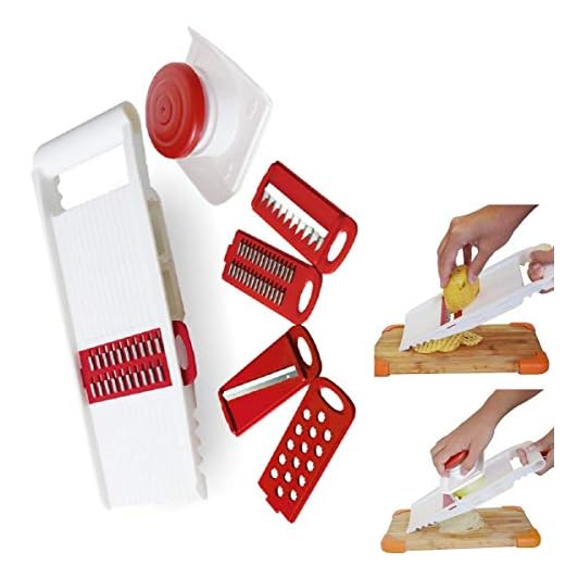 Fatiador De Frios Legumes Queijo Manual 5 Em 1 Picador