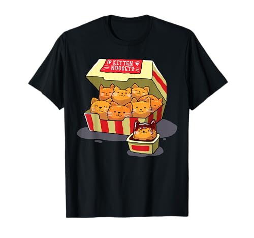 InGENIUS Funny Cat Owner Shirts & Gifts Kitten Nuggets Food
