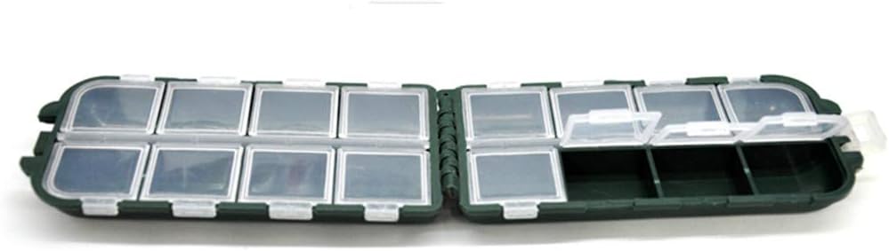 Toasis Small Fishing Tackle Box Hooks Swivels Sinkers Float Stops Storage Container