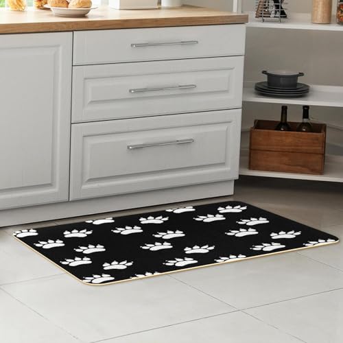 Alfombrillas de cocina para evitar resbalones con base lavable 7