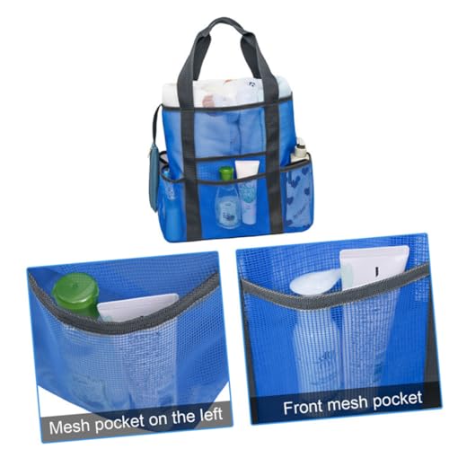 Sosoport 1Pc Large Mesh Beach Bag Tote Multifunctional Lightweight Grocery Tote for Market Picnic Quick Dry Design for Towels Water Bottles Beach Essentials3