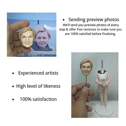 Novela CUSTOM COUPLE BOBBLEHEAD-02 Custom Bobblehead Figures Personal Statue thumb #4