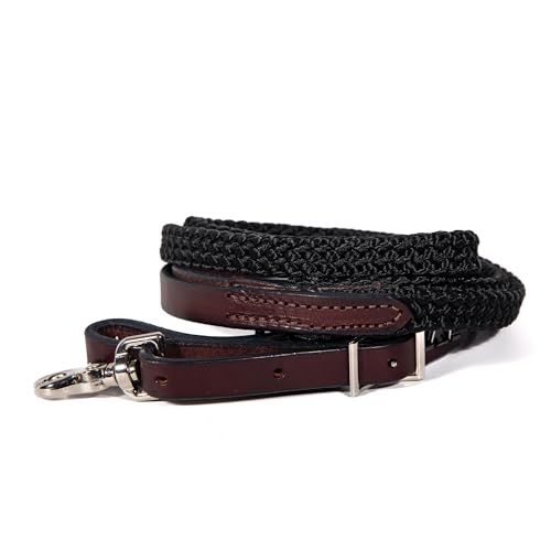 Professional's Choice Trail Rein Cho/Bla Adj 6'6-9'