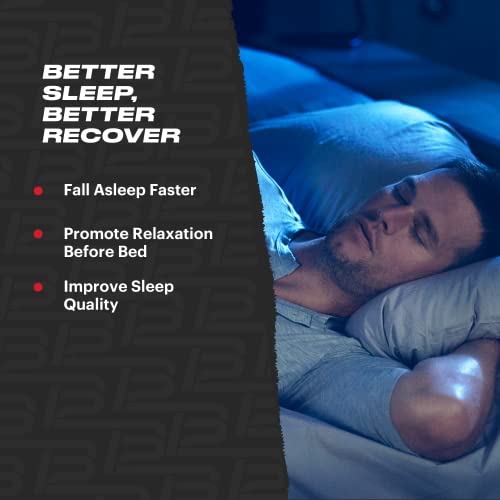 TB12 Sleep - Sleep Supplement with Magnesium, L-Theanine, Chamomile, GABA, and Melatonin to Fall Asleep Faster, Promote Relaxation, and Improve Sleep Quality. Stress and Mood Nightly Support - Image 4