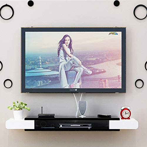 Meuble TV Flottant et Console Multimédia Murale pour Salon Chic - 3