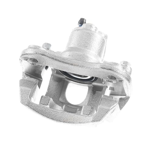 Image of Detroit Axle - Rear Right Brake Caliper for 04-06 RX330, 07-09 RX350, 06-08 | RX400h, 06-07 Toyota Highlander Hybrid Disc Brake Caliper w /Bracket Replacement Passenger Side Assembly
