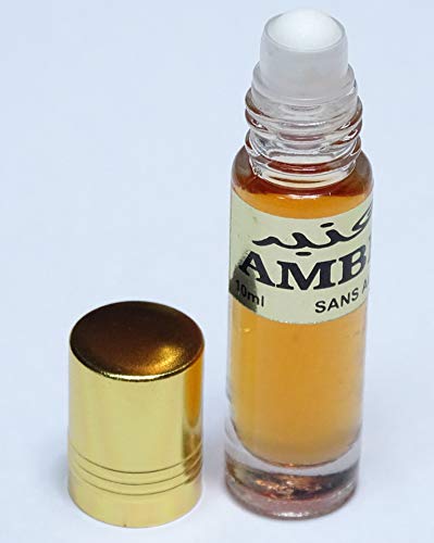 Amber aceite perfume sin alcohol - marroqui - 6 ml -botella...