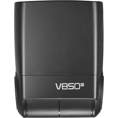 Godox V850III Flash de cámara 76W 2.4G GN60 Sistema X inalámbrico con batería de iones de litio Speedlite, tiempo de reciclaje de 1.7s y 450 pops de potencia completa para Canon Nikon Sony Pentax
