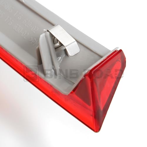Image of 63147240998 Rear Right Bumper Reflector Passenger Side Red Trim Compatible with BMW X5 E70 2009-2013 (Replaces 63217158950)