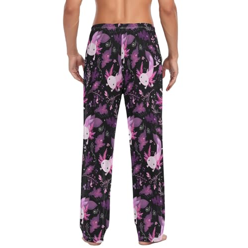 Mens Pajama Pants Men's Lounge Pants with Pockets Straight-Fit Men Pajama Bottoms Mens Sleep Pant S-2XL2