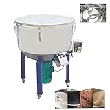 INTSUPERMAI Dry Powder Mixer 110 Gallon Feed Blender Mixer Mixing Machine 7.5KW Commercial Granule Mixer Industrial Vertical Color Mixing Machine 220V Three-Phase Electric