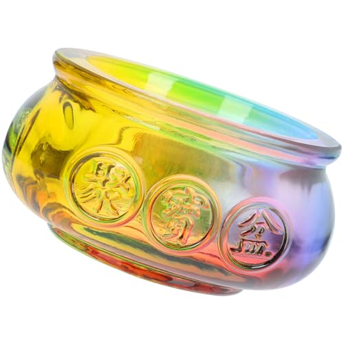 Cuenco dinero de cristal para centro de mesa de primavera en comedor 2