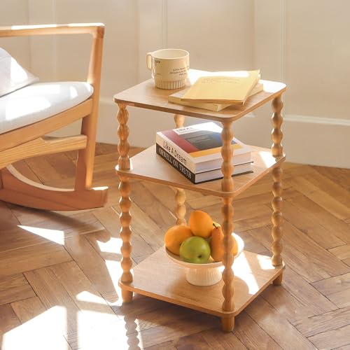 Fultyle End Table, Modern Side Table Living Room with Shelf, Small Table by Fultyle - Used condition - Image 6