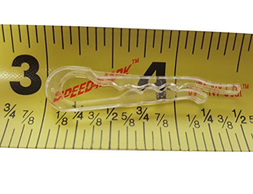 Niftyplaza U Shape Clear Durable Plastic Alligator Clips Shirts Folding Ties Socks Pants Hold Garments In Place (1000 Alligator Clips) #TOP3