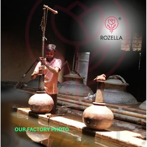 Image of ROZELLA Mitti Authentic Attar for Men and Women | Rain Soaked Earth Inspired Perfume Oil | Traditional Fragrance Blend | Non Alcoholic Long Lasting Fragrance Attar | 3 ml