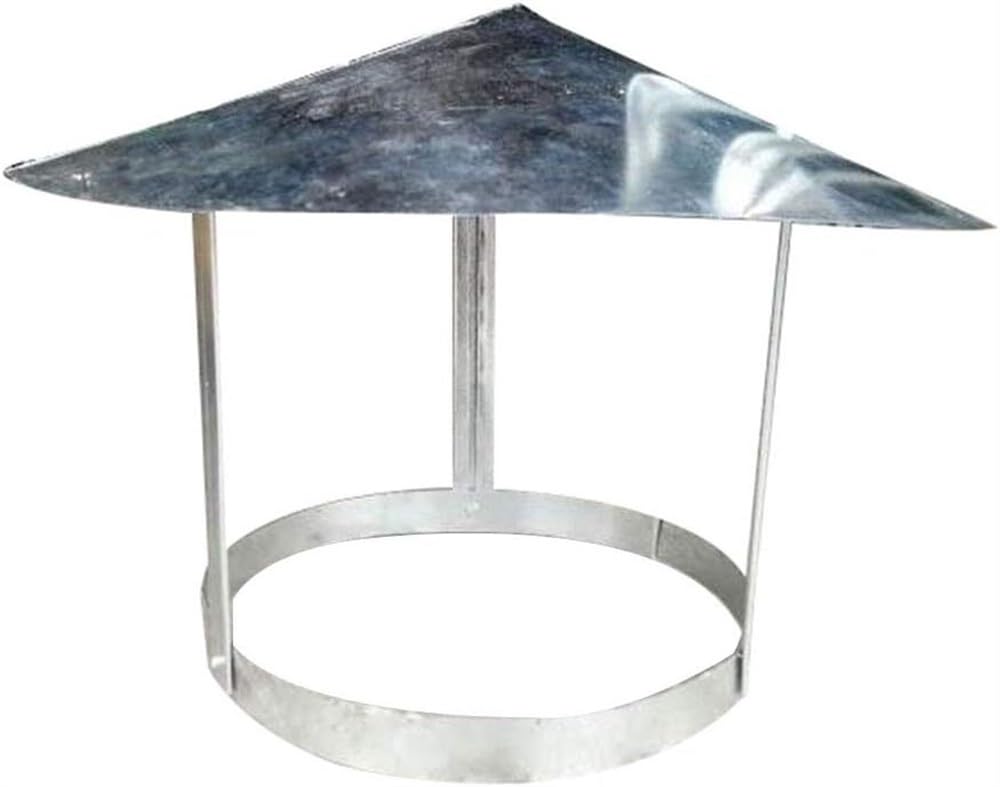 Copertura antipioggia per camino, protezione per tubo di scarico del tetto, copertura per tubo di scarico della stufa per evitare l'ingresso di acqua