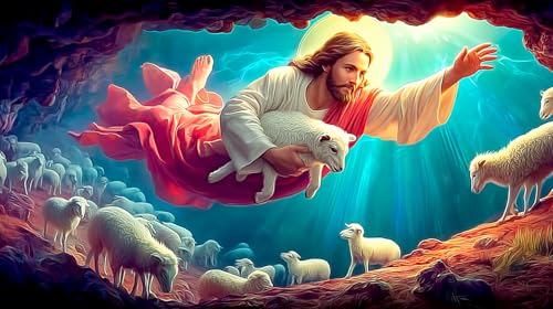 Puzzles de 1000 piezas con arte de Jesús: un desafío imposible de alta calidad.