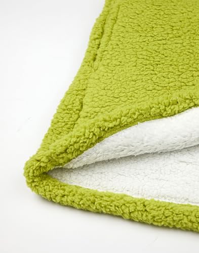 Couverture portable Grinch pour enfant et sweat à capuche polaire vert