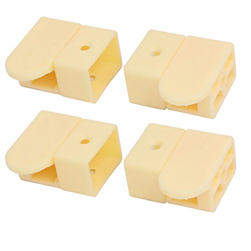 Aexit 2cm x Civil equipment hardware accessories 3cm Left Right Side Crib Guardrail Railing 2 Sets w 6mm x 20mm Screw Model:86as124qo127