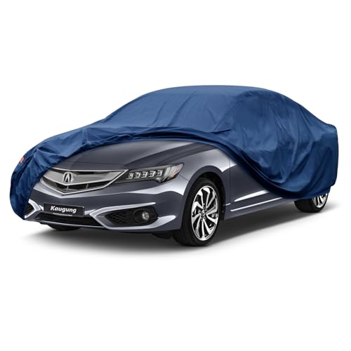 Image of Kaugung Heavy Duty Car Cover Custom Fit Acura TL (1996-2008),Waterproof All Weather Resistant Outdoor Sun Rain Dust Snow Protection with Anti-Theft Lock.(USA Warehouse,Within 3-7 Days)