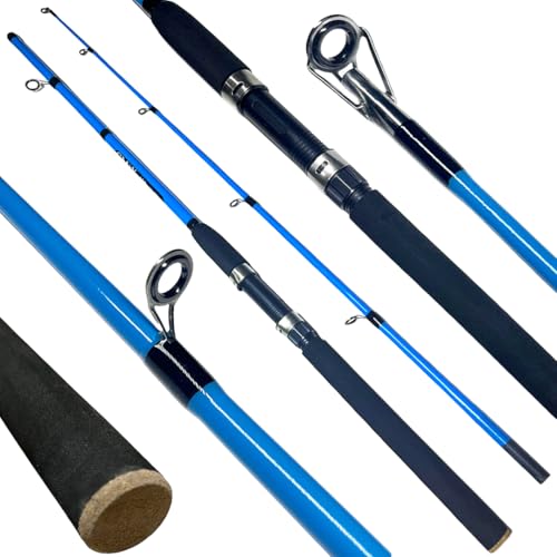 MARURI, VARA PESCA PESADA MOLINETE CMIK CARBONO AZUL 6'0