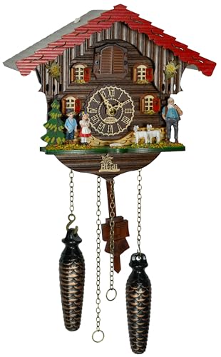Trenkle Quartz Cuckoo Clock Heidi with Music
