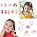 Hair Accessories Set with Jewelry Box - Hair Clips, Barrettes, Ties, Bows for Girls Ages 3-12