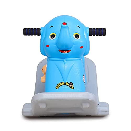 Image of PoPo Toys Murphy Rocker (Blue)| Rocker for Kids Birthday Gift for Kids /Boys /Girls /Rocker with Musical & Lightning Toy | Cute Character