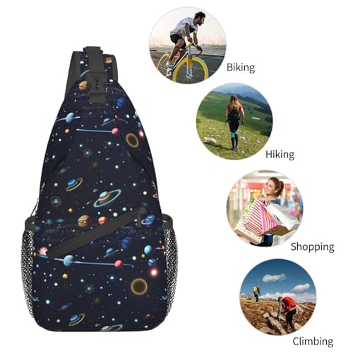 Mochila de bandolera con mapa de constelación miniatura 6