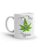 Your Royal Highness Sweet Gum Leaf Crown Print Coffee Tea Ceramic Cup Office Work Mug 11 Oz