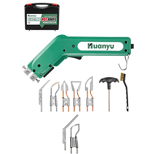Huanyu Hot Knife 100W With 4 Blades Arc/Shovel/Sharp/R-Type + Blade R-Type With Foot (Suitable For 100W Hot Knife) #TOP16
