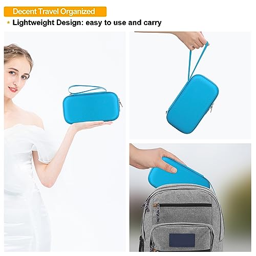 Elonbo Tragetasche für Texas Instruments TI-84 Plus CE/TI-84 Plus/TI-83 Plus CE/Casio fx-9750GII Farbgrafik Rechner, Extra Mesh Tasche Passend zum Ladekabel, Ladegerät, Handbuch, Blau