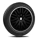 Sparco Satz von 4 14-Zoll-Radkappen Bergamo SPC1485BKGR Autoradkappe schwarz grau