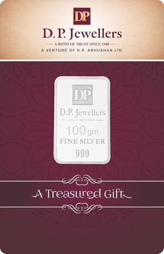 Image of PURE SILVER BAR |999 FINE TREE | BIS CERTIFIED SILVER | ONE SIZE | 100G