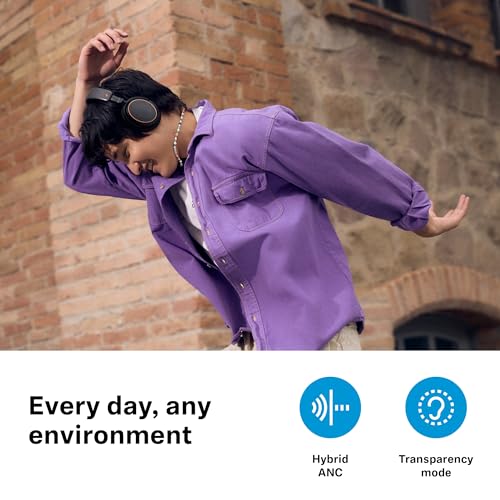 Image of Sennheiser ACCENTUM Wireless Bluetooth Headphones - 50-Hour Battery Life, Audio, Hybrid Noise Cancelling (ANC), All-Day Comfort and Clear Voice Pick-up for Calls, Black /Copper